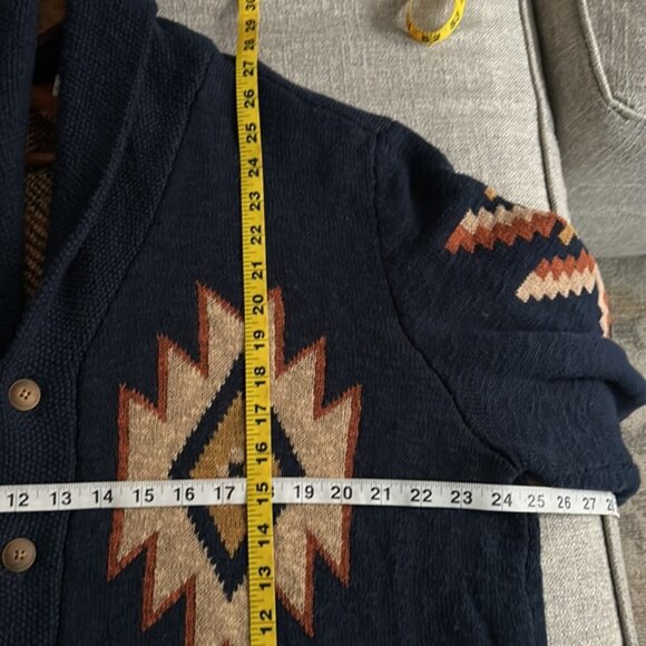 Faherty Aztec Sweater Cardigan - Picture 8 of 10